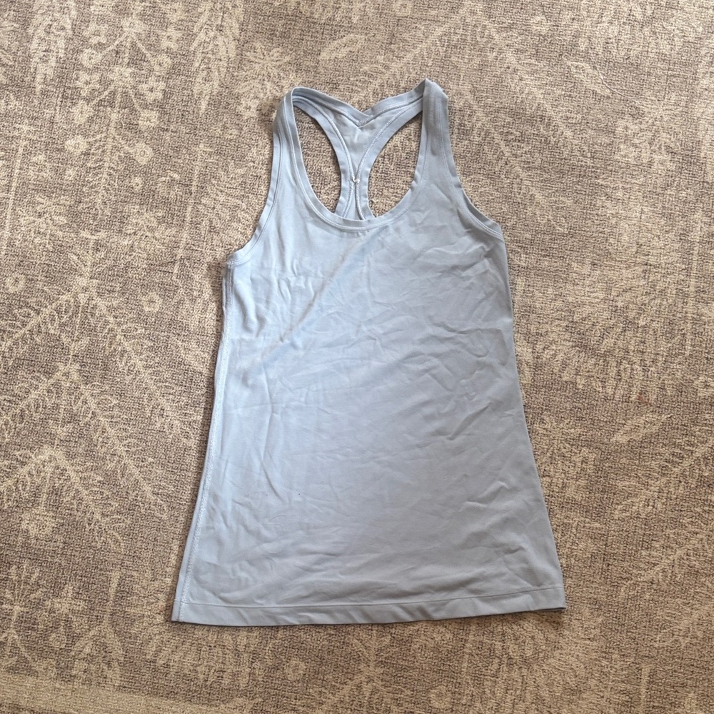 lululemon athletica Light Gray Tank Top